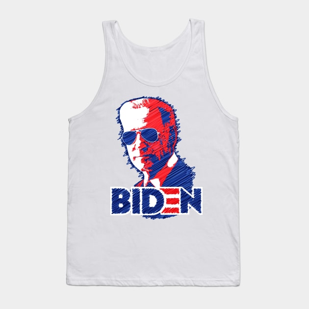 Biden Tank Top by TeeZona